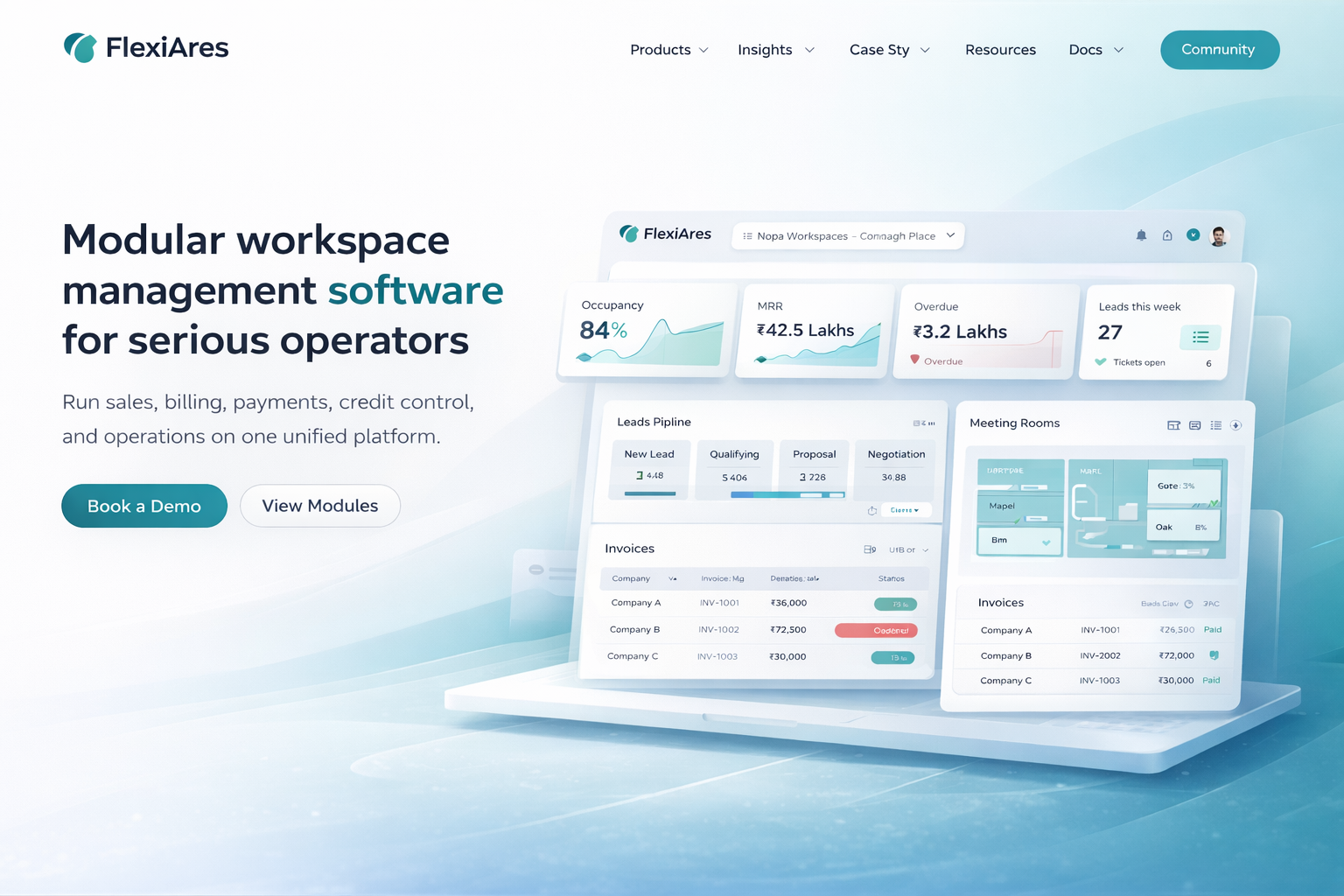 Purchase requests and vendor management in FlexiAres